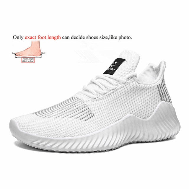 Comfortable Casual Shoes Men Breathable Walking Shoes Lightweight Sneakers Black Footwear Men Lace Up Running Shoes Men Big Size - steptev