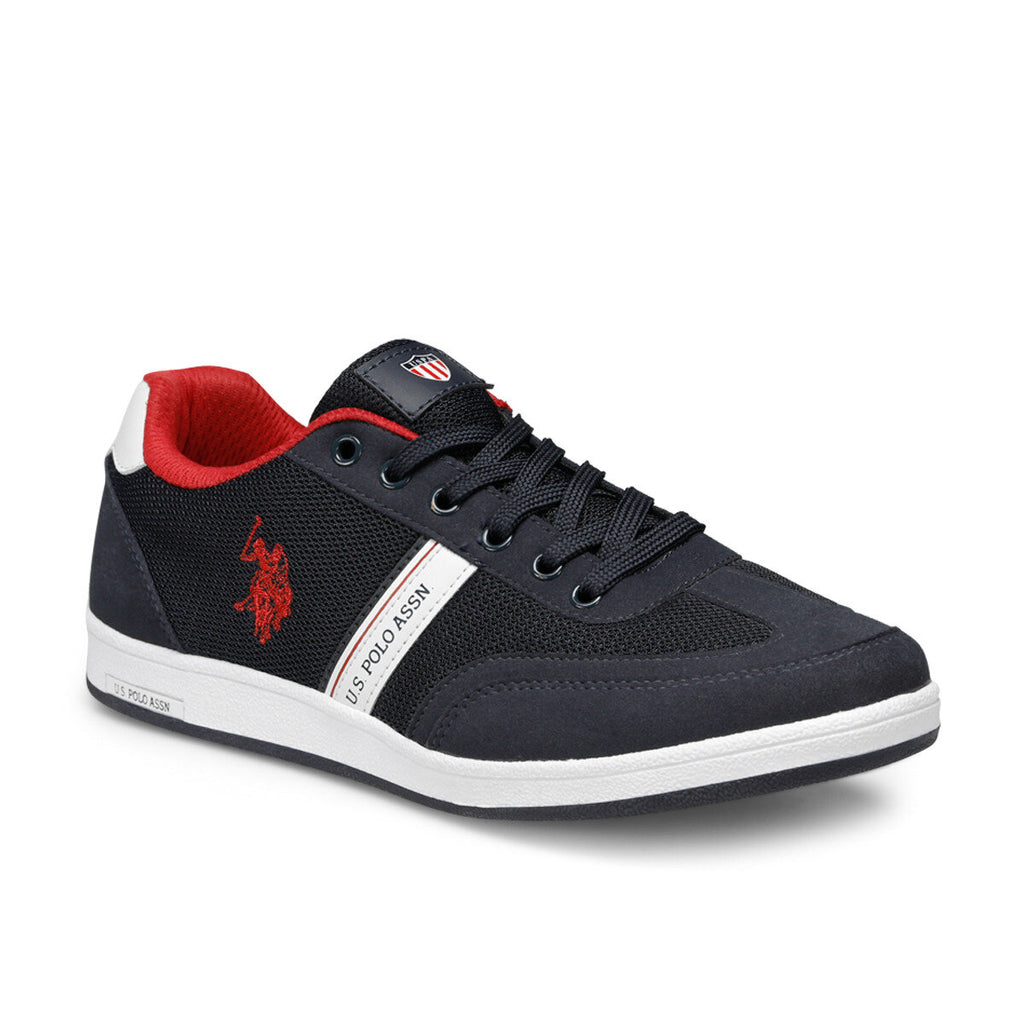 FLO Navy Blue Men Sneaker Shoes 2020 New Casual Shoes Men Leather Flat Shoes Lace-up Low Top Sneakers shoes men Tenis Masculino U.S. POLO ASSN. KARES - steptev