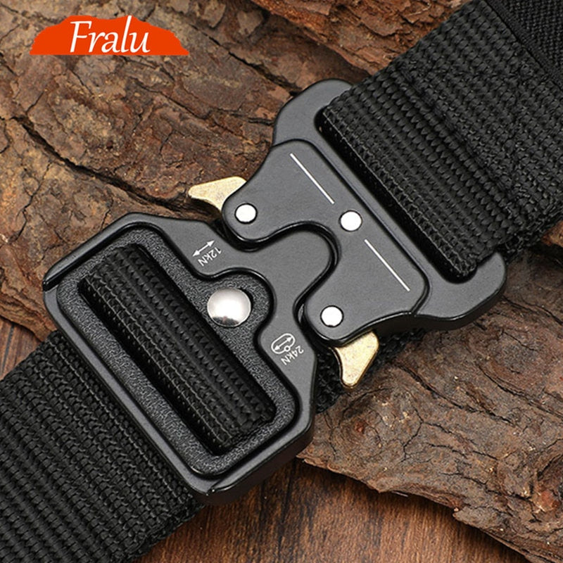 125-140long big size Belt Male Tactical military Canvas Belt Outdoor Tactical Belt men's Military Nylon Belts Army ceinture hom - steptev