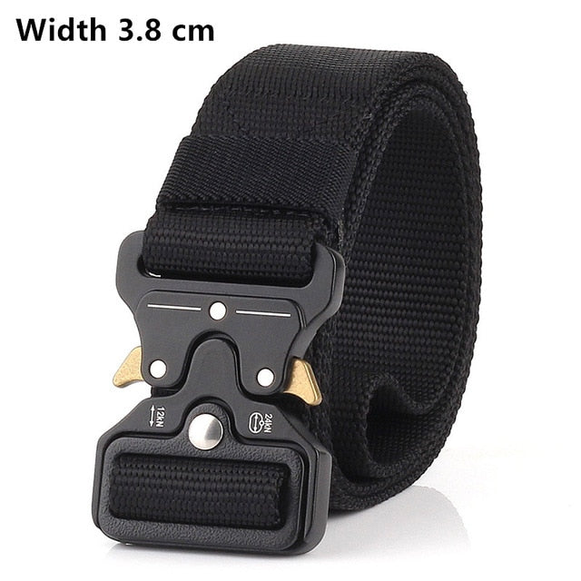 125-140long big size Belt Male Tactical military Canvas Belt Outdoor Tactical Belt men's Military Nylon Belts Army ceinture hom - steptev