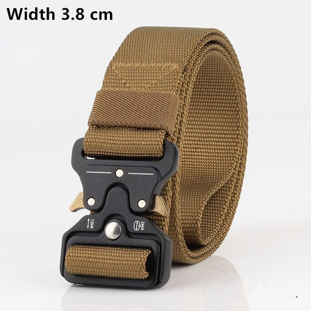 125-140long big size Belt Male Tactical military Canvas Belt Outdoor Tactical Belt men's Military Nylon Belts Army ceinture hom - steptev