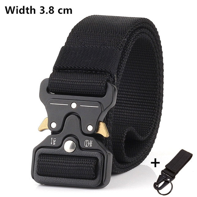 125-140long big size Belt Male Tactical military Canvas Belt Outdoor Tactical Belt men's Military Nylon Belts Army ceinture hom - steptev