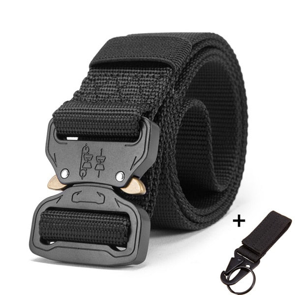 125-140long big size Belt Male Tactical military Canvas Belt Outdoor Tactical Belt men's Military Nylon Belts Army ceinture hom - steptev