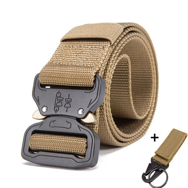 125-140long big size Belt Male Tactical military Canvas Belt Outdoor Tactical Belt men's Military Nylon Belts Army ceinture hom - steptev