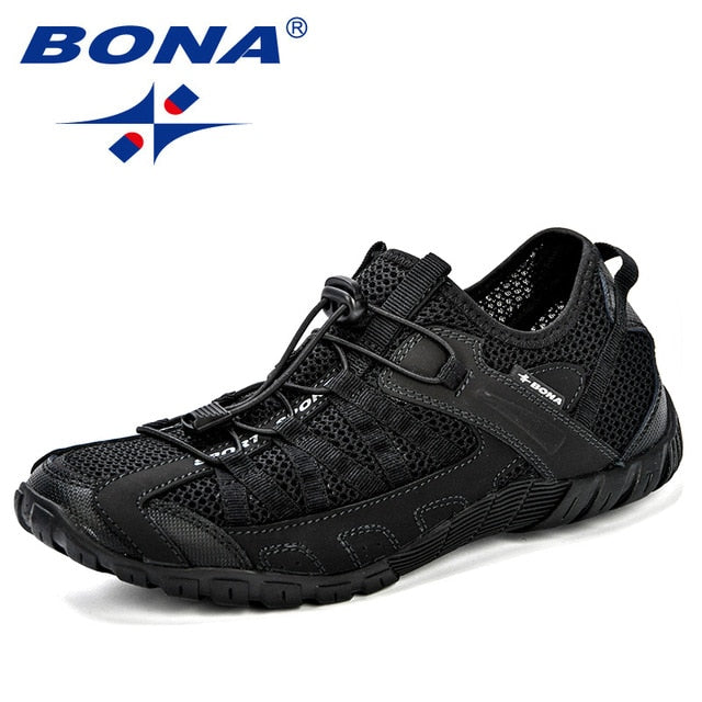 BONA Summer Sneakers Breathable Men Casual Shoes Fashion Men Shoes Tenis Masculino Adulto Sapato Masculino Men Leisure Shoe - steptev