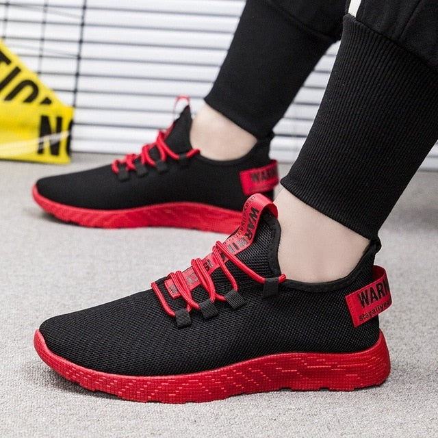 Fashion Men Sneakers Mesh Casual Shoes Lac-up Mens Shoes Lightweight Vulcanize Shoes Walking Sneakers Zapatillas Hombre - steptev