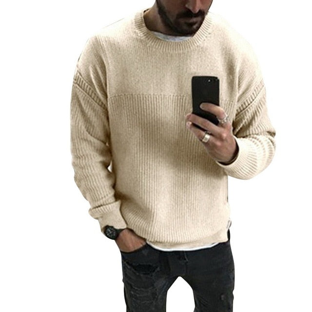 Mens 2020 Fashion Cotton Sweater Pullover Casual Jumper For Male  Knitted Korean Style Clothes Plus Size Sweaters - steptev