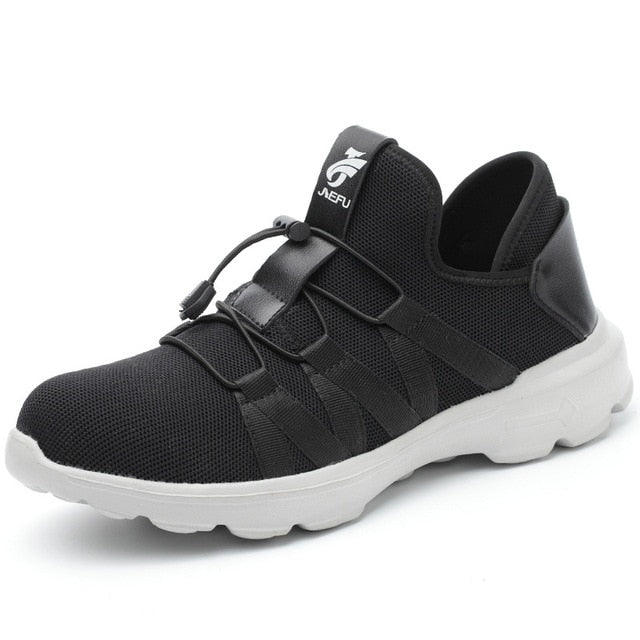 XIZOU 2020 Safety Boot Air Mesh Men's Safety Shoes Steel Toe Boots Men Puncture-Proof Work Sneakers indestructible shoes - steptev