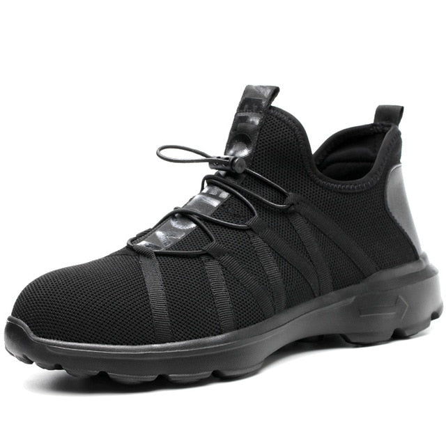 XIZOU 2020 Safety Boot Air Mesh Men's Safety Shoes Steel Toe Boots Men Puncture-Proof Work Sneakers indestructible shoes - steptev
