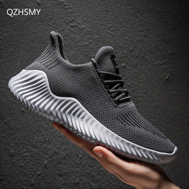 Hot Sale New Mesh Men Shoes Breathable White Men's Sneakers Lac-up Lightweight Black Walking Man Tenis Shoes Zapatillas Hombre - steptev