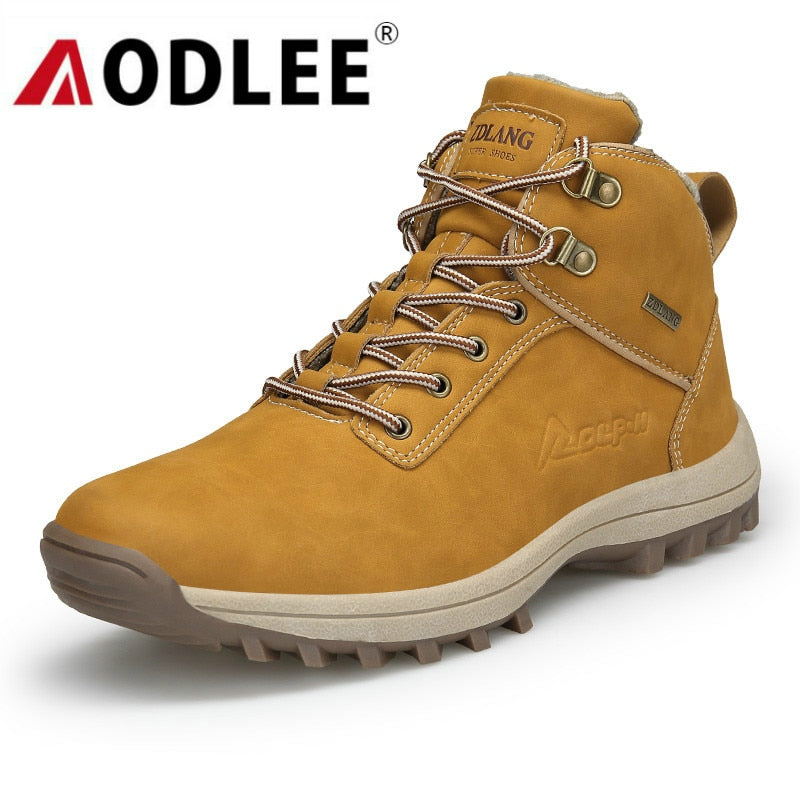 AODLEE Winter Men Boots Plush Super Warm Snow Boots for Men Sneakers Big Size 48 Men Ankle Boots Outdoor Shoes botas hombre - steptev