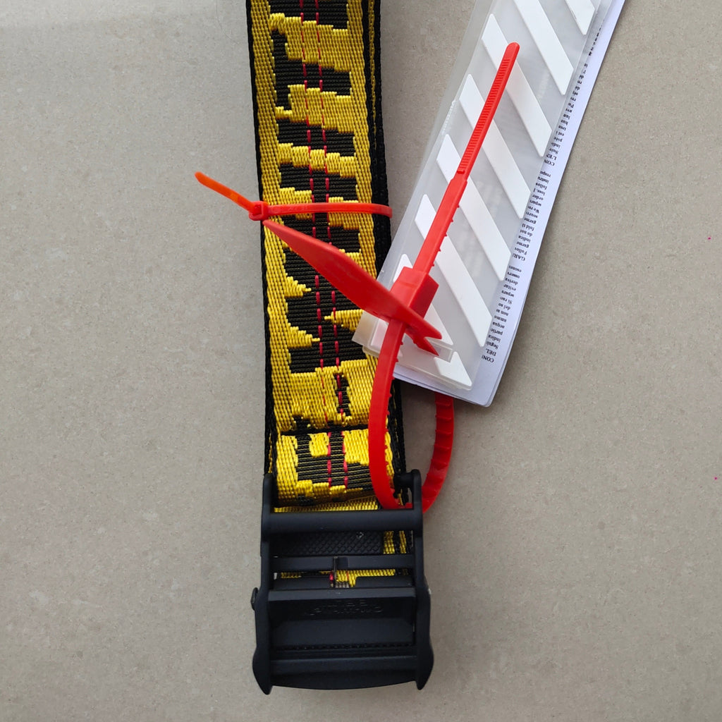 2020 new Belts Embroidery Canvas Letter 200cm street Belt for Women Luxury Designer Brand yellow industrial off white Belt - steptev