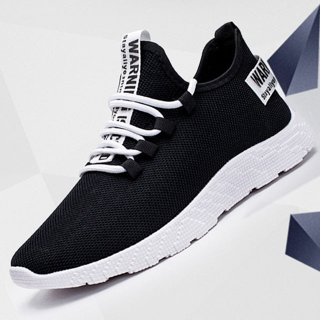 Men Sneakers 2019 New Breathable Lace Up Men Mesh Shoes Fashion Casual No-slip Men Vulcanize Shoes  Tenis Masculino - steptev